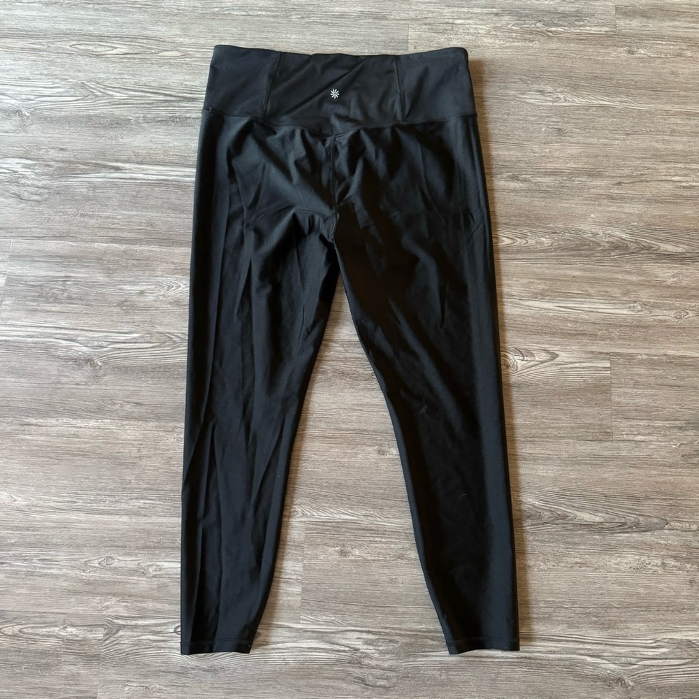 Athleta High Rise Elation Shine Tight Leggings Black 2X - Picture 7 of 9